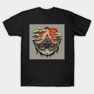 Japanese Style Floating Island T-Shirt